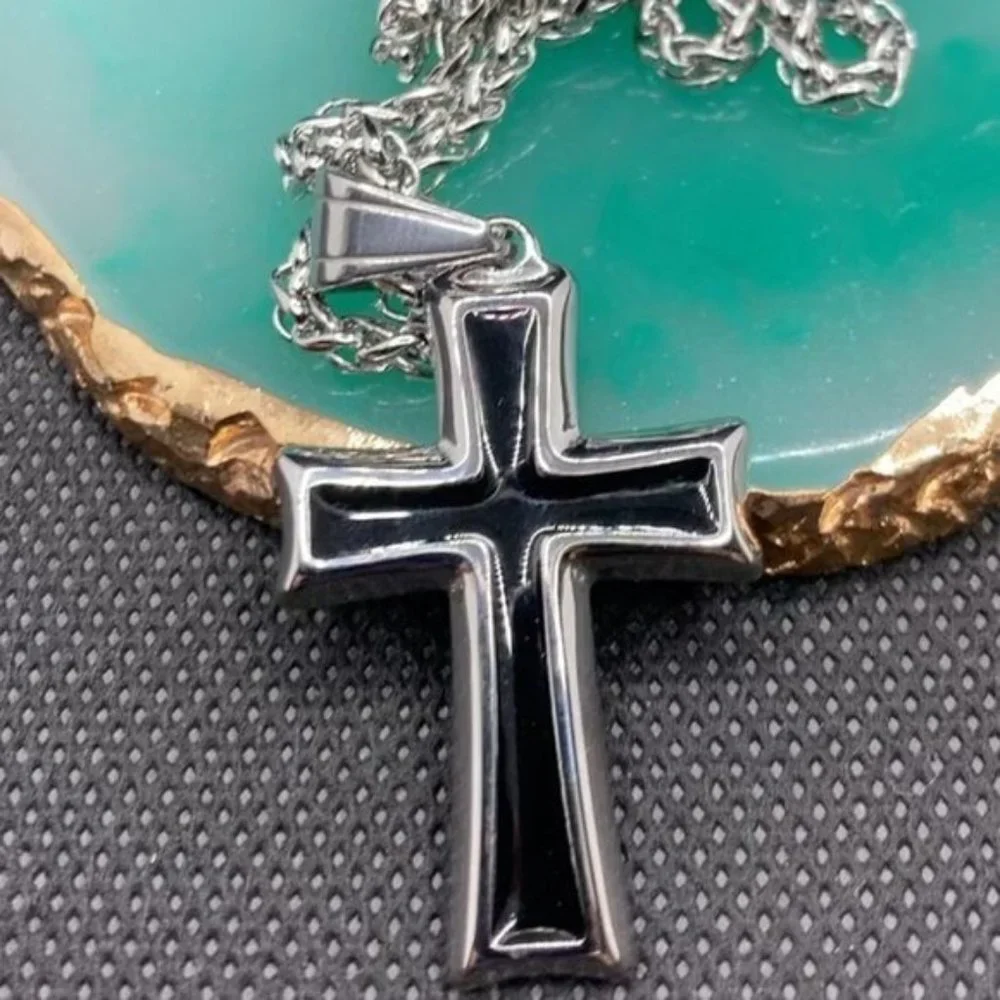 Stainless Steel Cross Chain